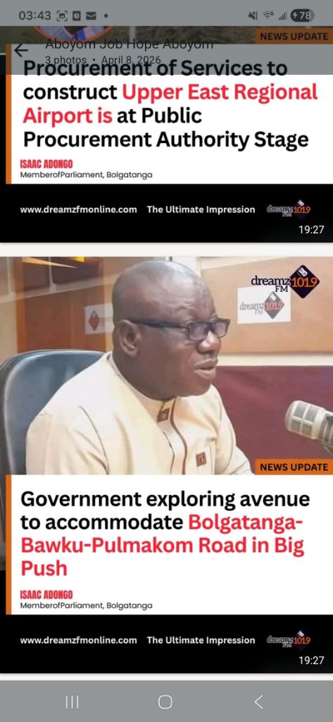 Bolgatanga, Bawku, Pulmakom Road in the Big Push
